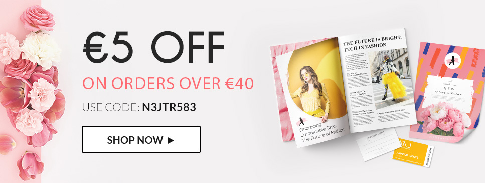 €5 OFF on orders over €40